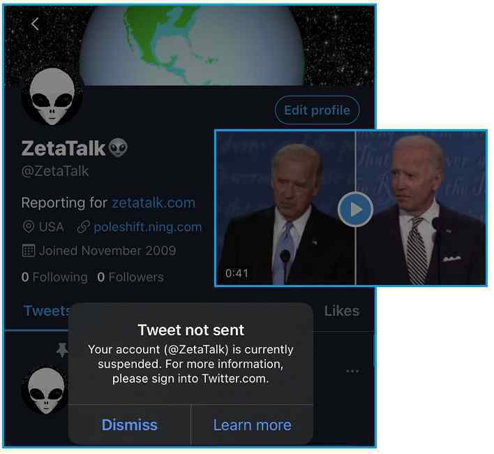 Аккаунт ZetaTalk в Твиттер присоединился ко многим, кто говорил правду о фа...